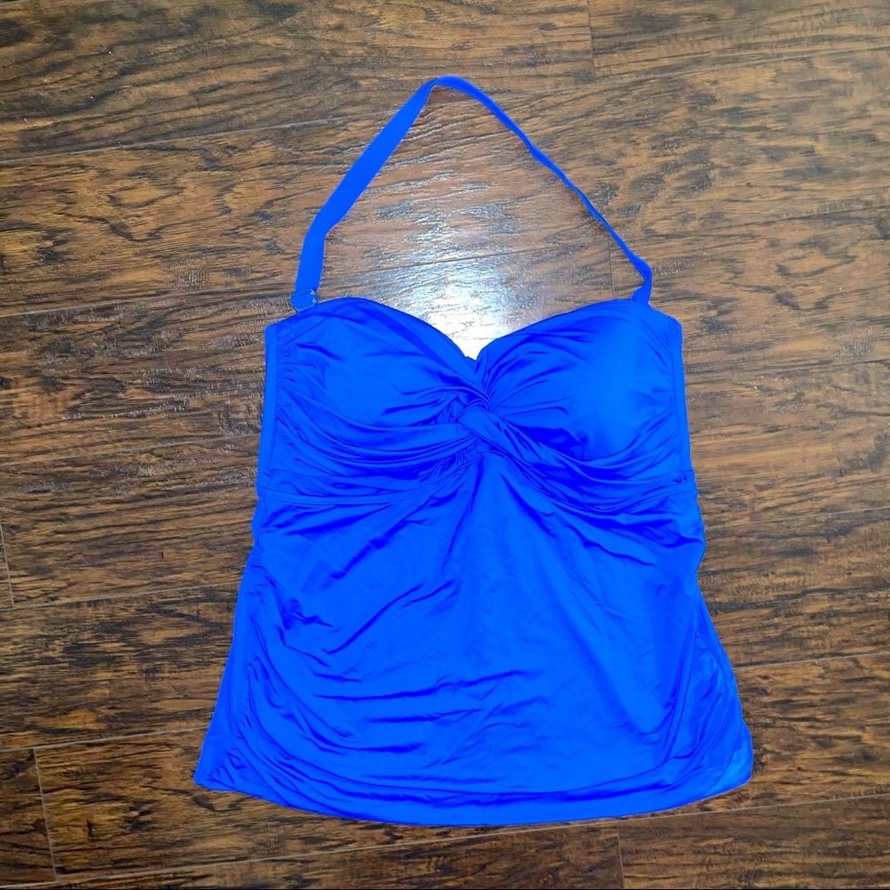 Cole of California Twisted Top Tankini Swim Top XL